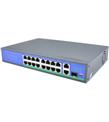 ISEE ISS-1018P 16 Port Poe+ 10-100 Mbps 2 Port 10-100-1000 Uplink Switch 250W