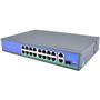 ISEE ISS-1018P 16 Port Poe+ 10-100 Mbps 2 Port 10-100-1000 Uplink Switch 250W