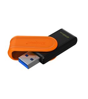 Kingston DTXS-256GB 256GB Portable USB 3.2 Gen1 DataTraveler ExodiaS (Black-Orange) Flash Bellek