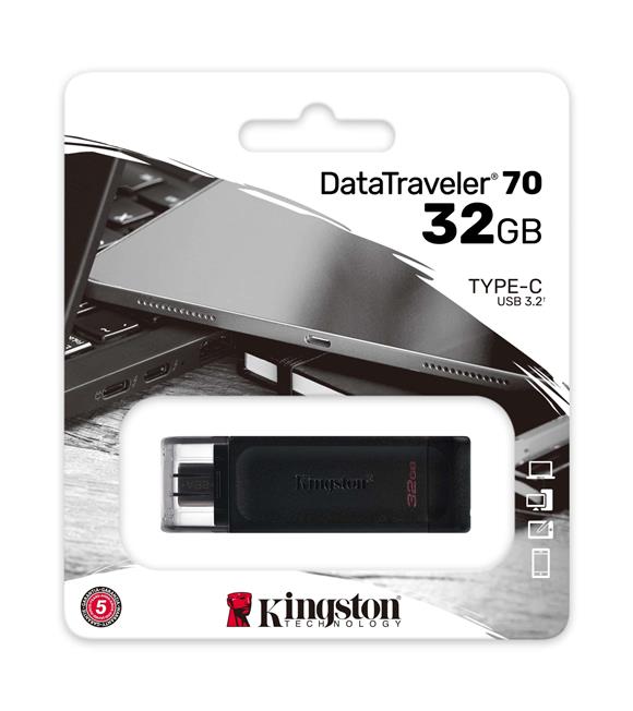 Kingston DT70 32GB USB-C 3.2 Gen 1 Type-C Flash Bellek_2