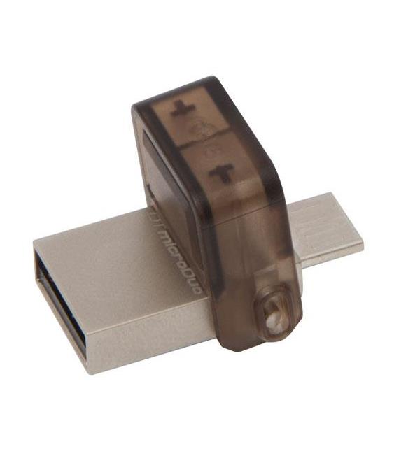 Kingston 32GB DT MicroDuo USB 3.0 + microUSB (Android-OTG) Flash Bellek