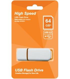 Elba 64GB Plastik Beyaz-Turuncu 3.2 USB Flash Bellek