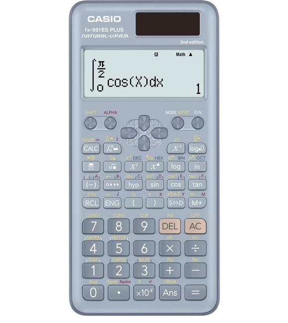 Casio FX-991ES Plus Mavi 2. Versiyon Bilimsel Fonksiyonlu Hesap Makinesi