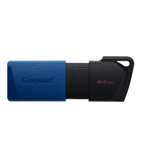 Kingston DTXM-64GB 64GB USB3.2 Gen 1 DataTraveler Exodia M (Black + Blue) Flash Bellek