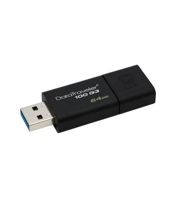 Kingston DT100G3 64 Gb USB 3.0 Siyah Plastik Kasa Flash Bellek