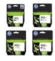 HP L0S70AE + F6U16AE + F6U17AE + F6U18AE 953XL Kartuş Seti