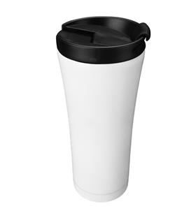 S-link SL-TM1971A Mat Beyaz 500ML Iç 304 Dış 201 Paslanmaz Çelik Termos Kupa