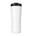S-link SL-TM1972B Mat Beyaz 500 ML Iç 304 Dış 201 Paslanmaz Çelik Termos Kupa