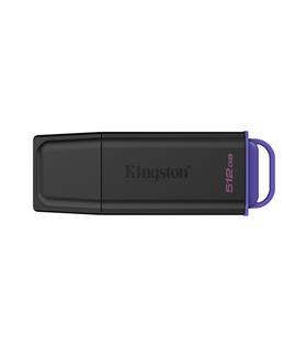 Kingston DTXG2-512GB 512GB Portable USB 3.2 Gen 1 DataTraveler Exodia Black-Purple Flash Bellek