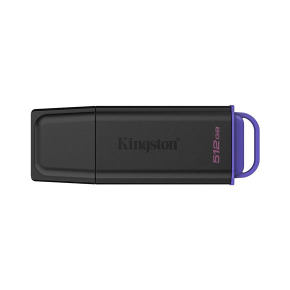 Kingston DTXG2-512GB 512GB Portable USB 3.2 Gen 1 DataTraveler Exodia Black-Purple Flash Bellek