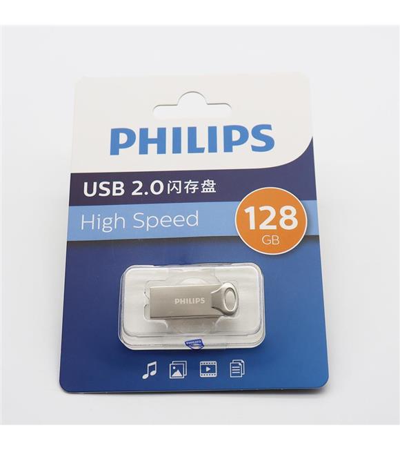 Philips 128GB USB 2.0 Metal Flash Bellek