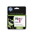 HP 712 Magenta Kırmızı 29ML 3Lü Paket Plotter Kartuşu 3ED78A