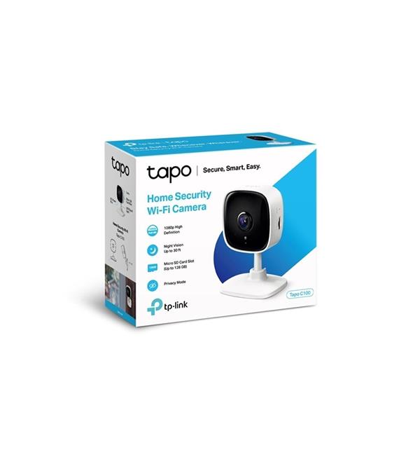 TP-Link Tapo C100 Full HD 1080p Gece Görüşlü 128GB Micro SD Destekli Wi-Fi Kamera_4