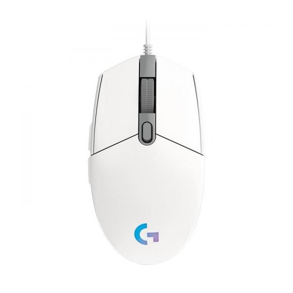 Logitech 910-005824 G102 LightSync Beyaz 8000DPI 6 Tuş Optik RGB White Kablolu Gaming (Oyuncu) Mouse