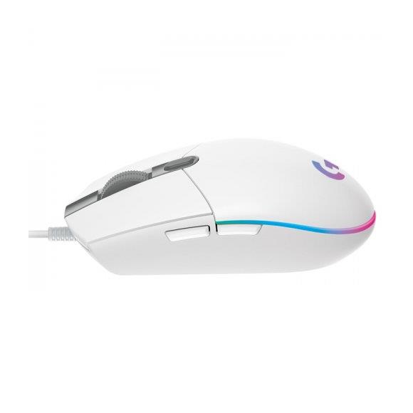 Logitech 910-005824 G102 LightSync Beyaz 8000DPI 6 Tuş Optik RGB White Kablolu Gaming (Oyuncu) Mouse