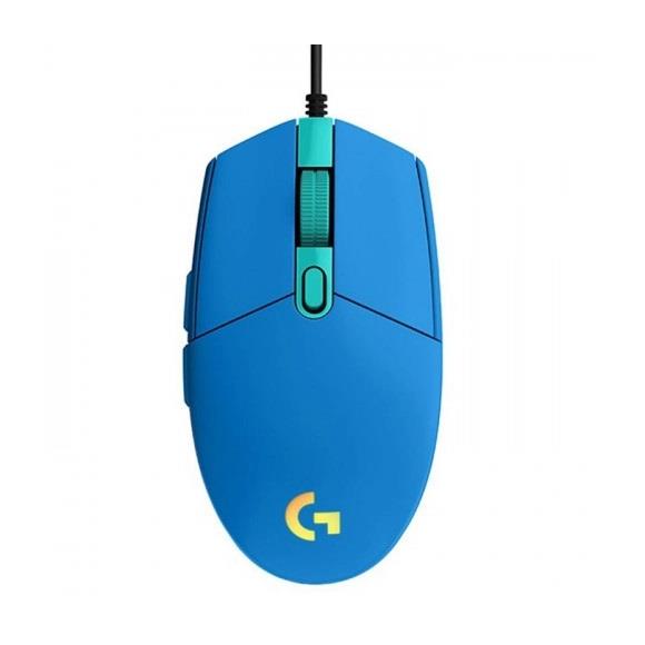 Logitech 910-005801 G102 LightSync Mavi 8000DPI 6 Tuş Optik RGB Blue Kablolu Gaming (Oyuncu) Mouse