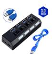 Gabble 4 Port USB 3.0 Çoklayıcı Anahtarlı