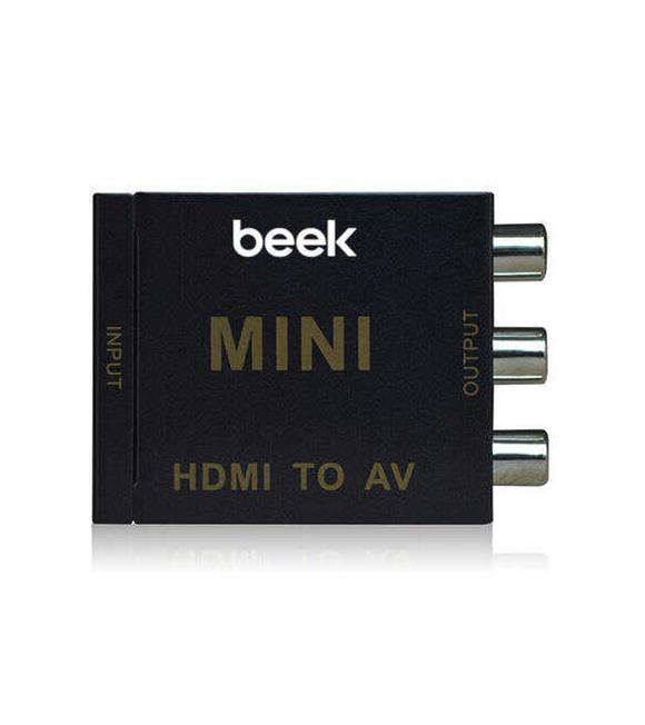 Beek BS-CV-HA-RCA HDMI RCA Video&Audio Çeviricisi,1xHDMI,1x mini USB giriş ,1 x Video ,2xHoparlör