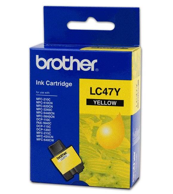 Brother LC-47Y Yellow Sarı 400 Sayfa Kartuş DCP-110-115 MFC-210-215-310-315