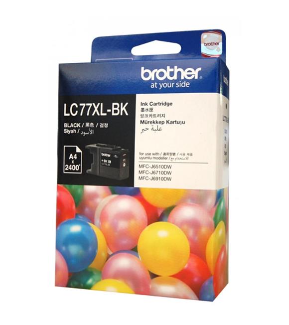 Brother LC-77XLBK Black Siyah 2.400 Sayfa Kartuş MFC-6170-6510-6910 MFJ-J6710DW