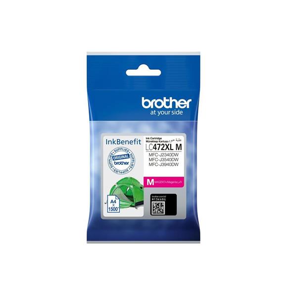 Brother LC472XLM Magenta Kırmızı Kartuş MFC-J2340-J3540-J3940 1.500 Sayfa