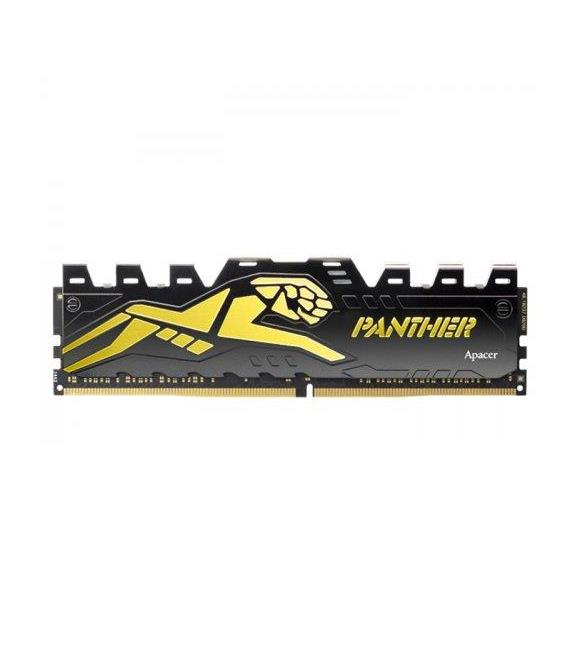 Apacer Panther Black-Gold 16GB (1x16GB) 3200Mhz CL16 DDR4 Gaming Soğutuculu Ram AH4U16G32C28Y7GAA-1