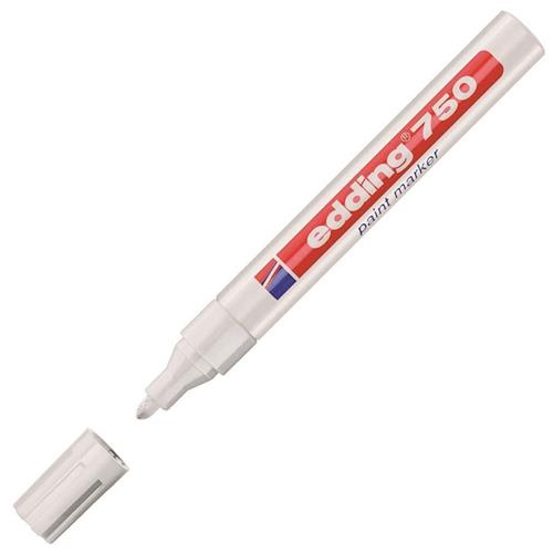 Edding Markör Dekor Boya Yuvarlak Uçlu 2-4 MM Beyaz 750 Okula Dönüş Kampanyası Boya Gereçleri