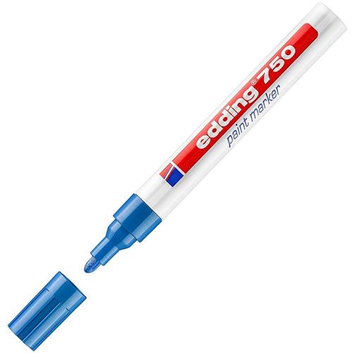 Edding Markör Dekor Boya Yuvarlak Uçlu 2-4 MM Mavi 750 Okula Dönüş Kampanyası Boya Gereçleri