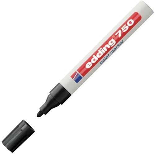 Edding Markör Dekor Boya Yuvarlak Uçlu 2-4 MM Siyah 750 Okula Dönüş Kampanyası Boya Gereçleri