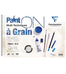 Claırefontaıne Resim Defteri Paınt-On A Graın Çizim Blok 15 YP 35x50 CM 200 GR PD966250