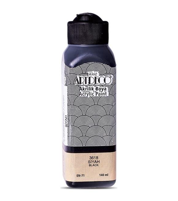 Artdeco Akrilik Boya 140 ML Siyah 070R-3618