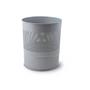 Mimaks Çöp Kovası Metal Yarı Perforeli Gri D-2