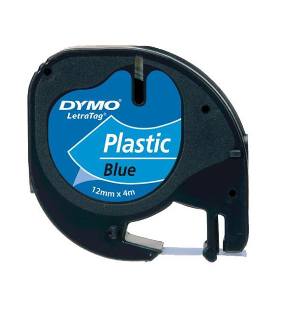 Dymo Letratag Şerit Plastik 12 MMx4 MT Mavi 91205