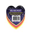 Rubenis Yapışkanlı Not Kağıdı Kalp Desenli Fosforlu 4 Renk RPS-114