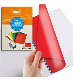 Sarff Cilt Kapağı Plastik Opak A3 160 MIC Kırmızı 15201028
