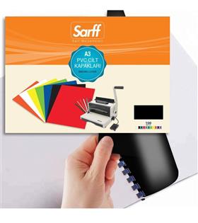 Sarff Cilt Kapağı Plastik Opak A3 160 MIC Siyah 15201025