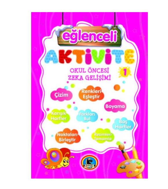 4E Boyama Kitabı Aktivite Zeka Eğitimi Örnekli Renkli 128 Syf Karatay Yayınevi