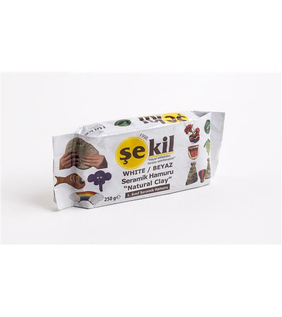 Şekil Seramik Hamuru 250 GR Beyaz VK250BYZ