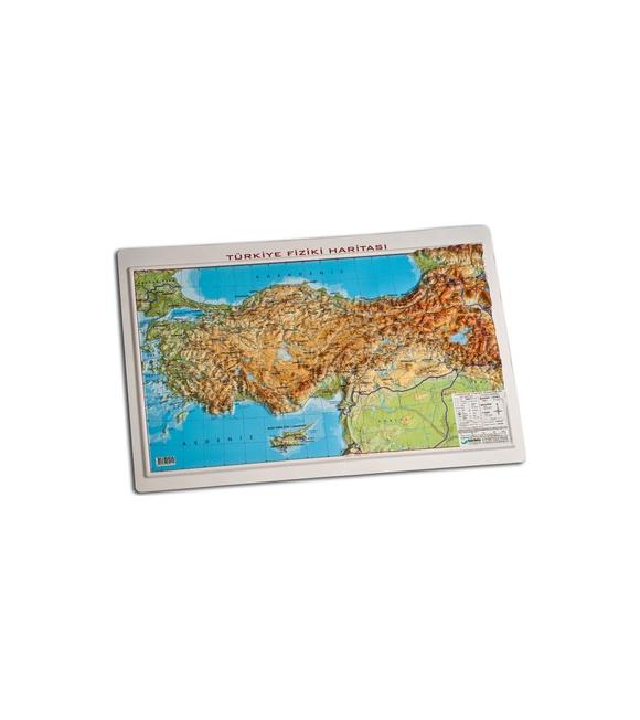 Gürbüz Kabartma Türkiye Harita Fiziki 35x50