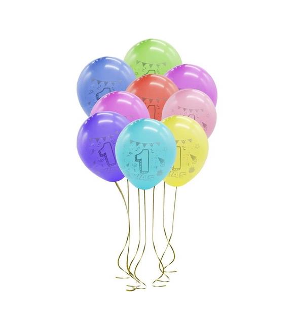 Nedi Balon Baskılı 1 Yaş Karışık 100 LÜ PM-72105