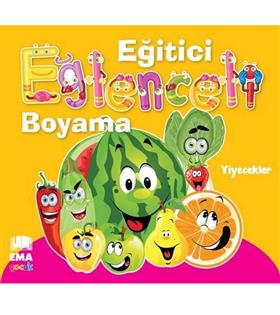 Ema Eğitici Eğl.Boyama-Yiyecekler