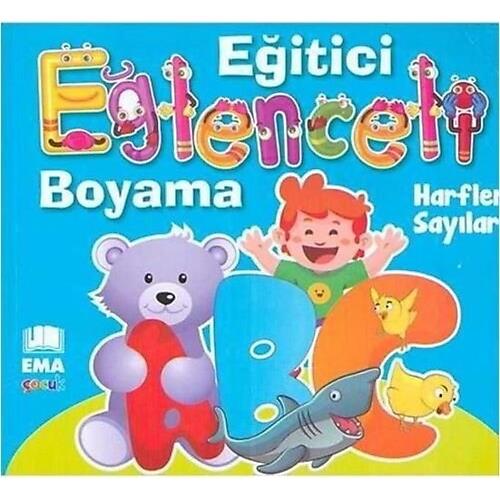 Ema Eğitici Eğl.Boyama-Harfler-Sayılar/Emaçocuk Okula Dönüş Kampanyası Boya Gereçleri