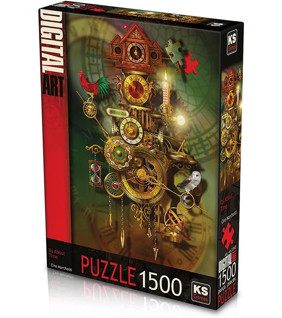 Ks Games Puzzle 1500 Parça Its About Time 22002