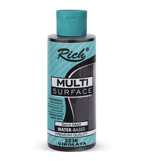 Rich Akrilik Boya Multi Surface 120 CC Çikolata 2236