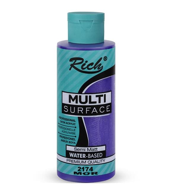Rich Akrilik Boya Multi Surface 120 CC Mor 120-2174
