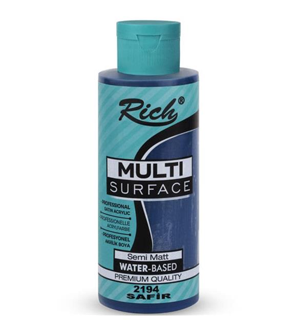 Rich Akrilik Boya Multi Surface 120 CC Safir 2194