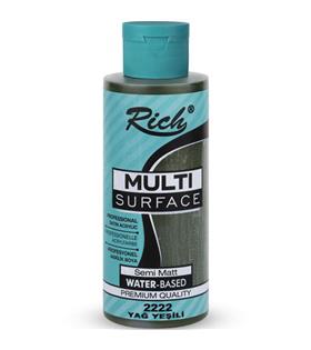Rich Akrilik Boya Multi Surface 120 CC Yağ Yeşili 2222