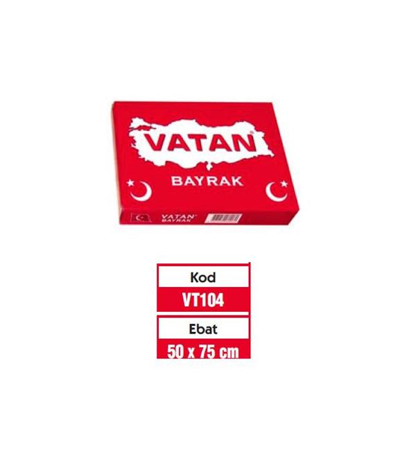 Vatan Türk Bayrağı 50x75 VT104