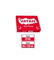 Vatan Türk Bayrağı 80x120 VT107
