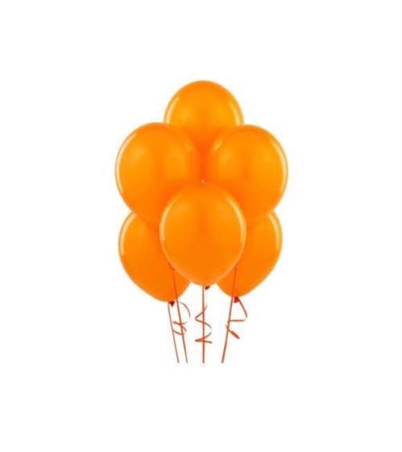 Vatan Balon Tek Renk Turuncu 100 Lü